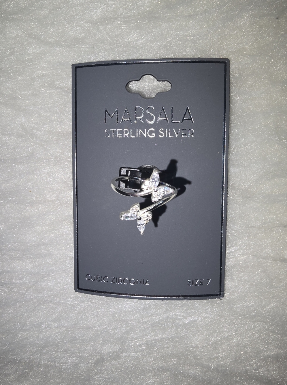 NEW Marsala Sterling Silver Ring